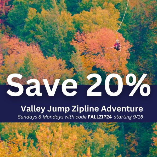 Valley Jump Zipline Adventure