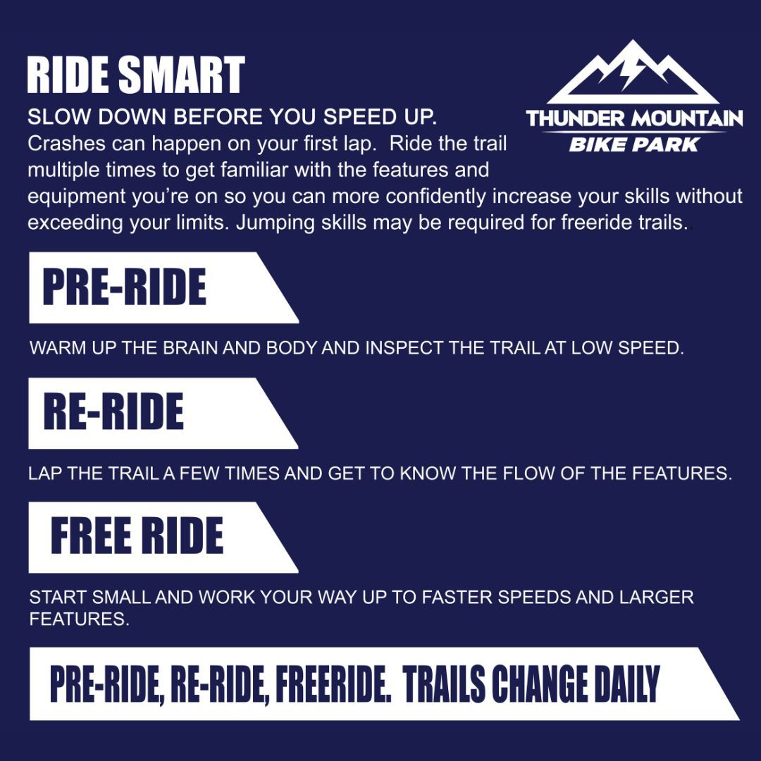 Thunder Mountain Bike Park Ride Smart